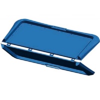 Folding pad holder